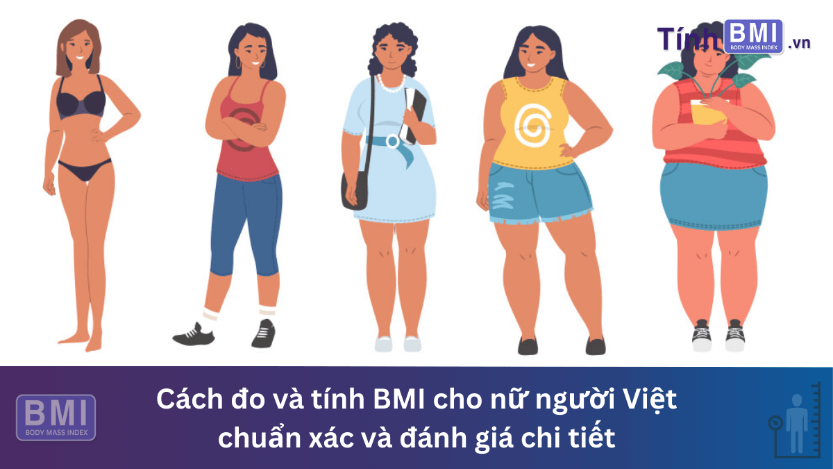 Cách tính BMI cho nữ và đánh giá tình trạng cơ thể