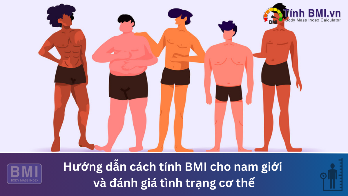 Hướng dẫn cách tính BMI cho nam giới và đánh giá tình trạng cơ thể