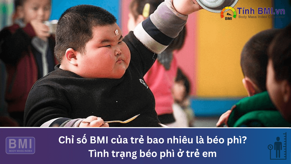 Chỉ số BMI của trẻ bao nhiêu là béo phì? Tình trạng béo phì ở trẻ em