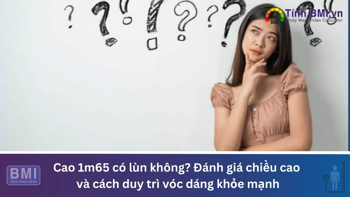 Cao 1m65 có lùn không