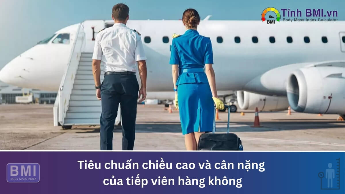 Tiêu chuẩn chiều cao cân nặng của tiếp viên hàng không