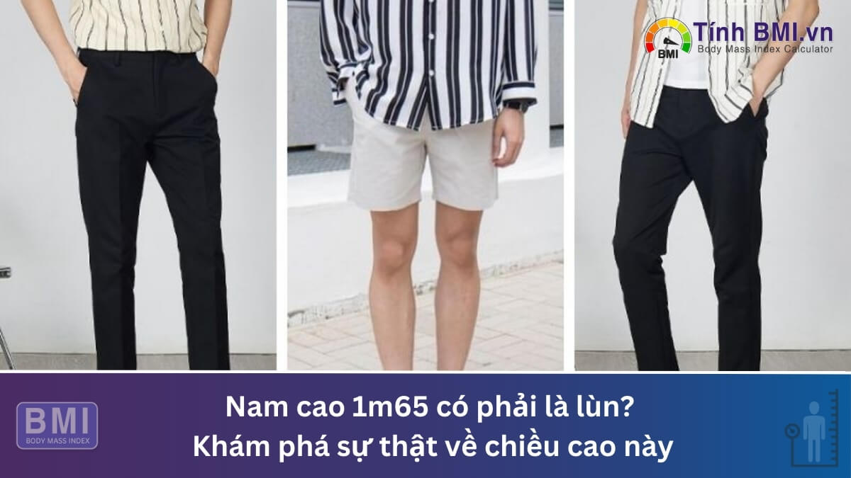 Nam cao 1m65 có phải là lùn