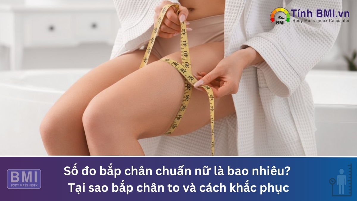 Số đo bắp chân chuẩn nữ là bao nhiêu? Tại sao bắp chân to và cách khắc phục