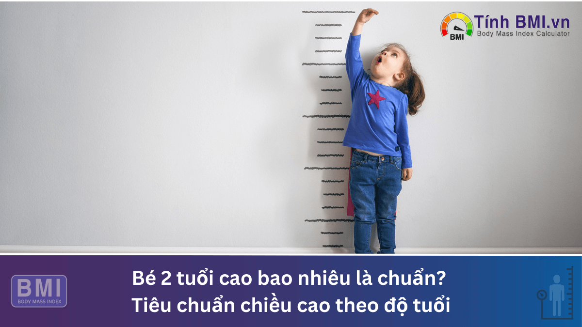 Bé 2 tuổi cao bao nhiêu là chuẩn